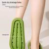 Thick-Soled Non-Slip Shower Sandals for Indoor Use - Water-Draining Summer Slippers