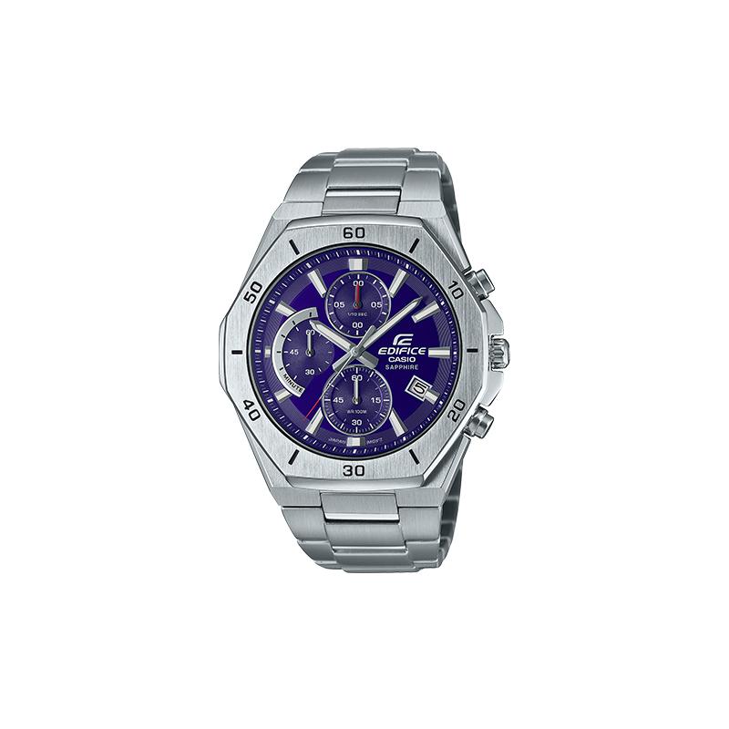 Casio EDIFICE 100м водонепроницаемые и ударопрочные кварцевый механизм стальной ремешок японские и корейские часы мужские часы синий циферблат EFB-680D-2BV