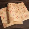 Wax Paper Non-stick Newspaper Style Wax Paper Oil-proof Baking Paper Wrapping Paper Food Packaging