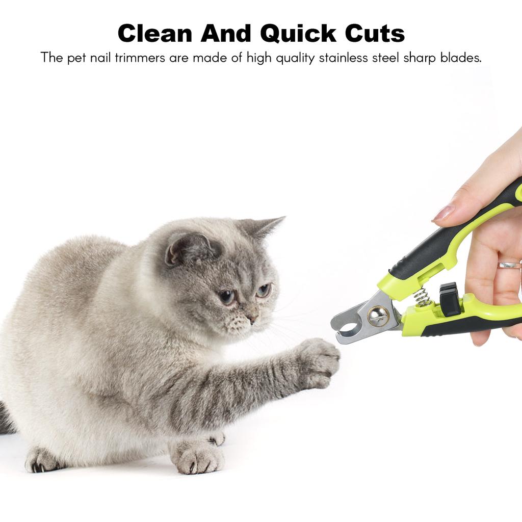 Professional Dog Nail Clipper Set, Pet Nail Clippers with Safety Protection to Avoid Excessive