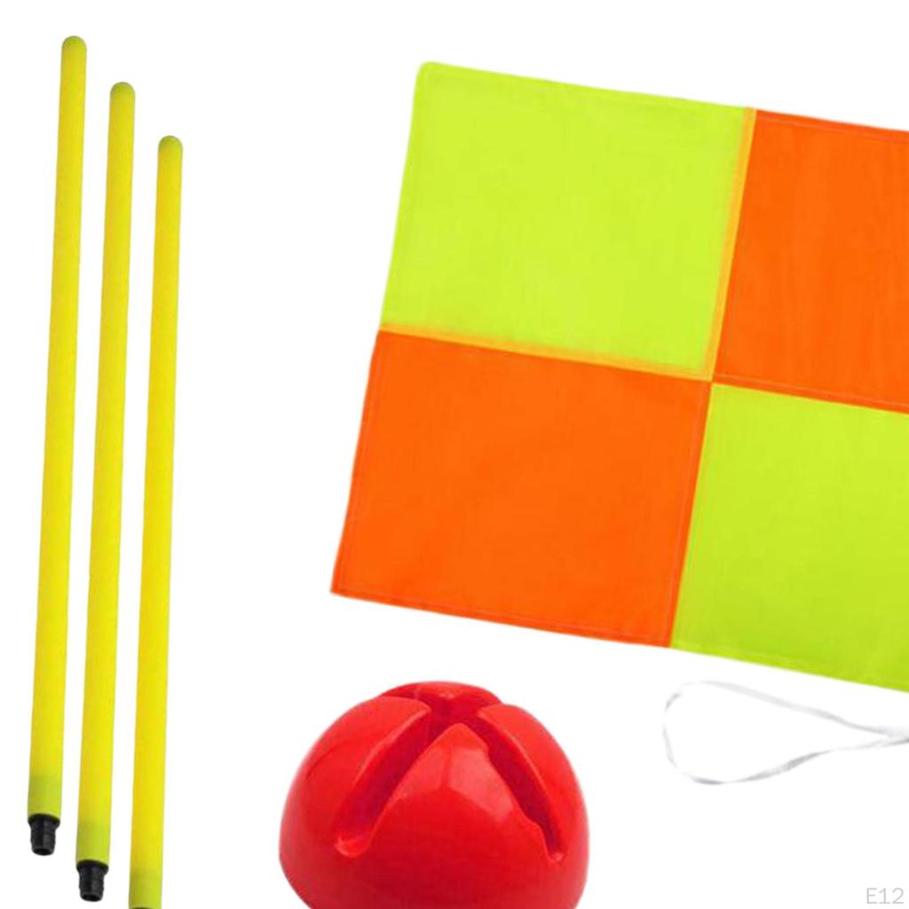 Футбольный уголок с флагом, футбольное поле, игровое оборудование для