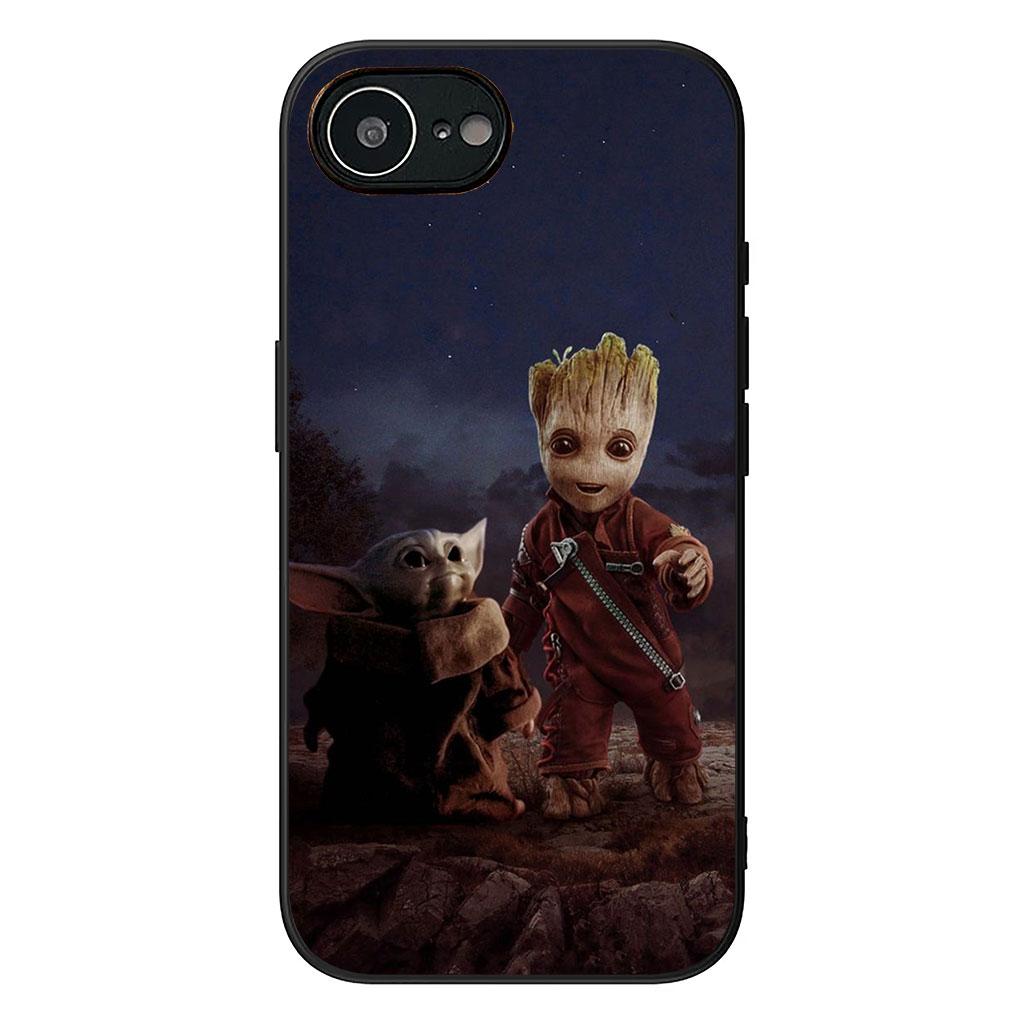 Phone Cover Guardians of the Galaxy Marvel Groots for Apple iPhone 16 15 14 11 Pro Max 7 8 Plus SE2 SE3 SE 2022 2020 Soft Case