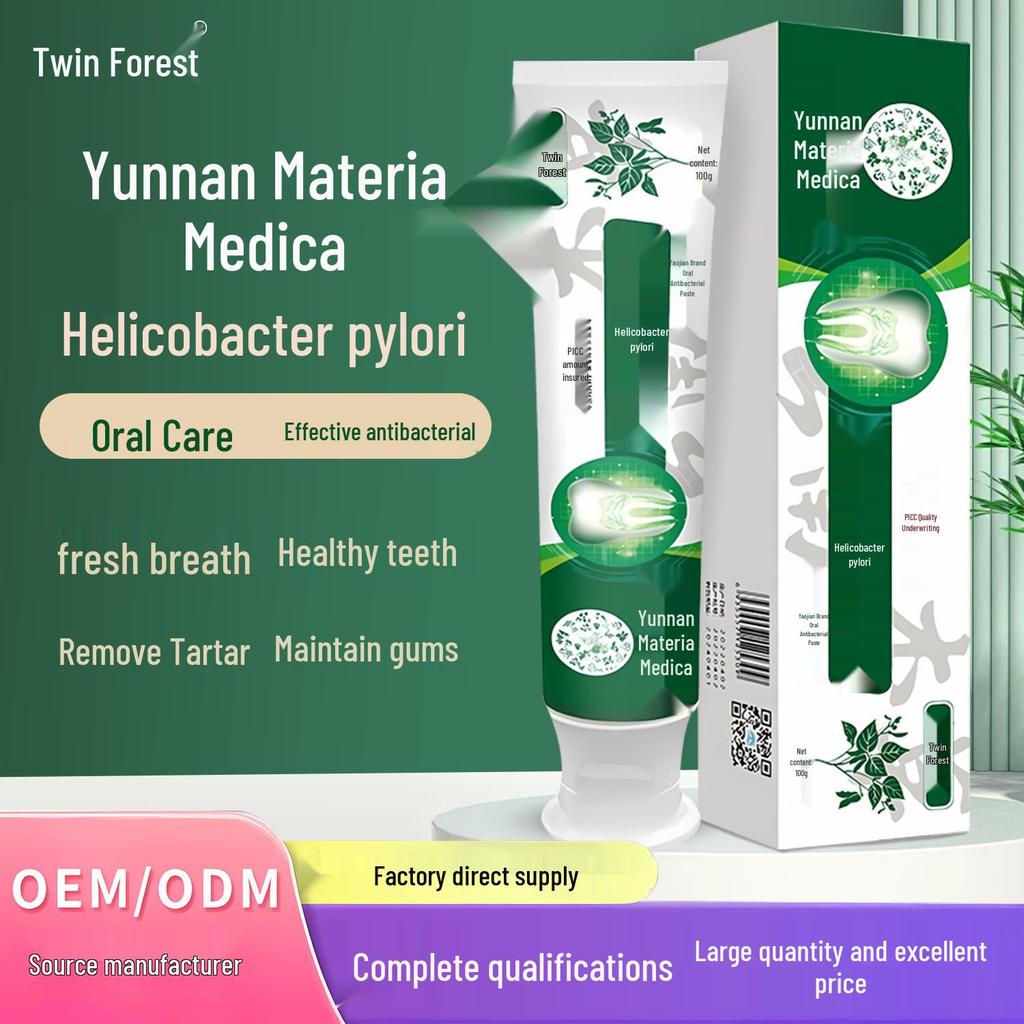 Twin Forest 120g Breath Freshening Antibacterial Toothpaste: Oral Cleaning & Gum Protection for Stronger Teeth