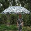 Camouflage Outdoor Sun Umbrella with Base