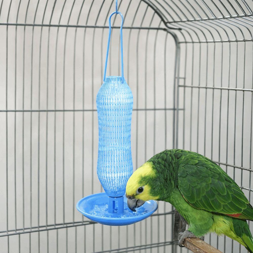 Bird Watering Well Automatic Bird Water Feeder Detachable Eco-Friendly Bird Drinking Fountain Plastic Wild Birds Drinker Outdoor