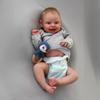 20'' 50cm Alive Reborn Babies Dolls Harper Full Vinyl Body Cute Smiling Face with Dimples Newborn Doll Hand 3D Painting Skin Realistic Simulation Doll