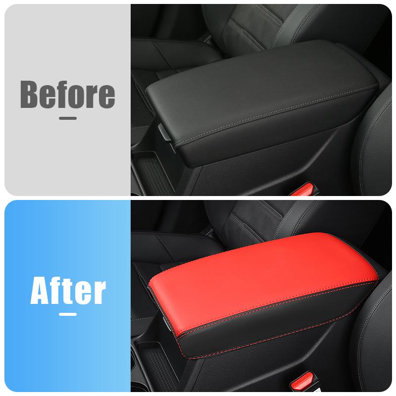 Подлокотник из искусственной кожи для автомобиля, консольная накладка, чехол, подушка, верхний коврик, чехол для Honda CR-V CRV 6-го поколения 2023 2024 2025 Hybrid