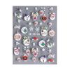 1 Sheet Christmas Nail Art Sticker Waterproof 3D Embossment Santa Claus Snowman Elk