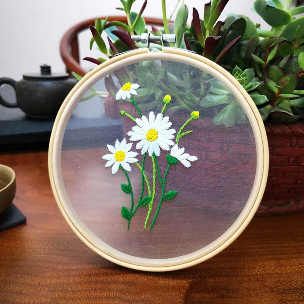 DIY ремесла игольная нить иглопробивные пяльцы для вышивания цветов набор для вышивки крестом