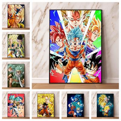 Dragon Ball Carot Art Мультипликационный персонаж Изображение на холсте Друг