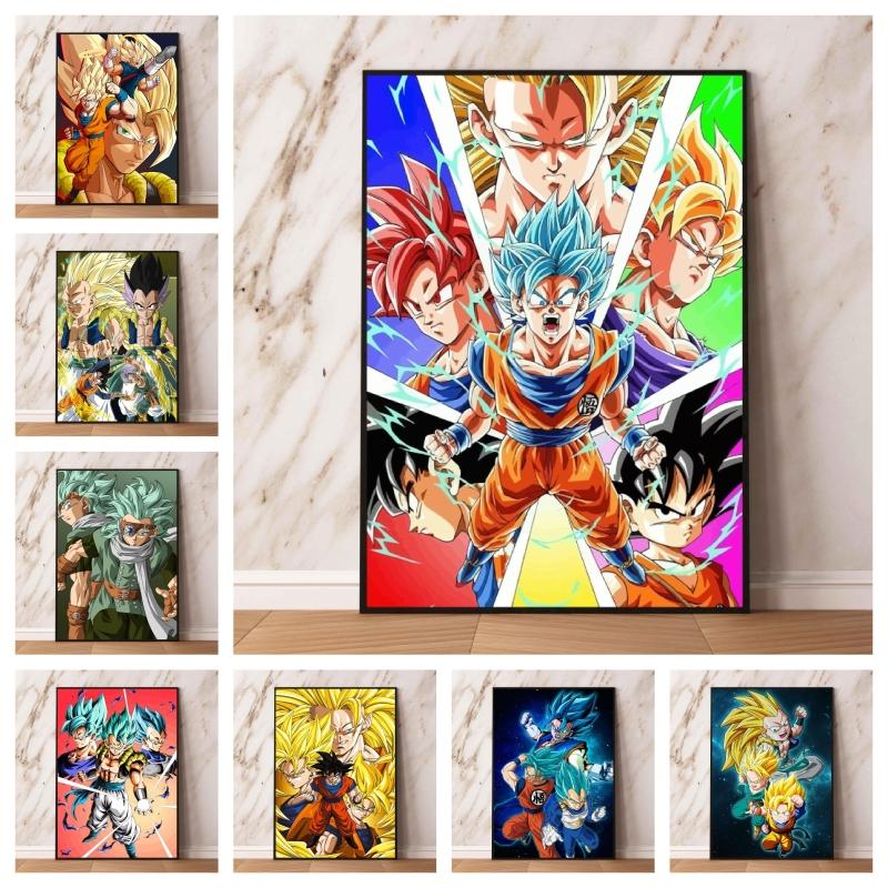 Dragon Ball Carot Art Мультипликационный персонаж Изображение на холсте Друг