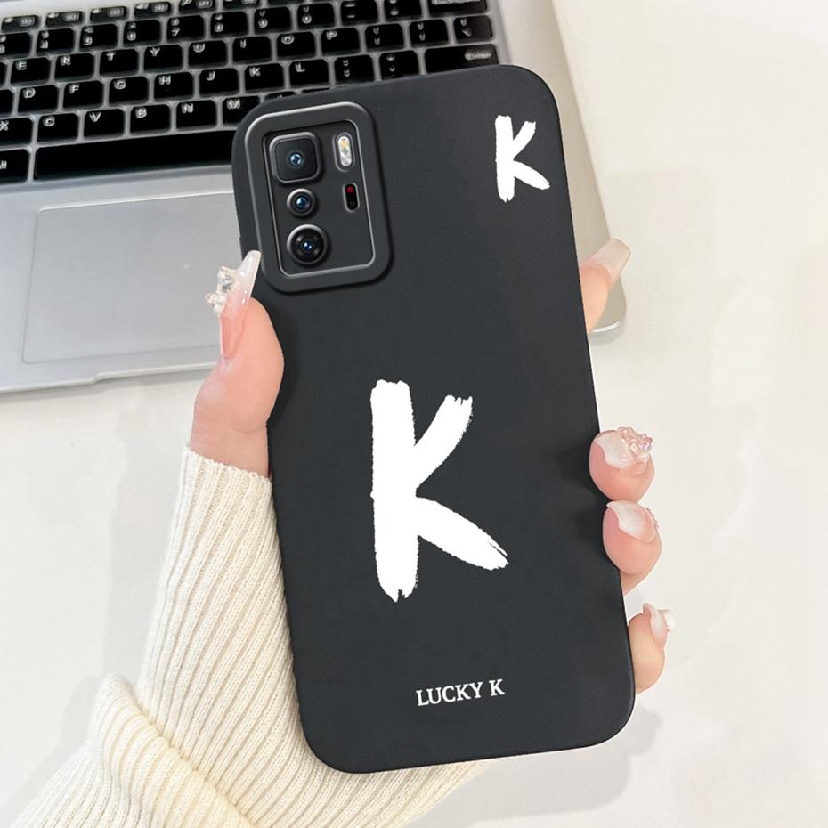 New Fashion Letter Phone Case For Xiaomi Redmi Note 10 Pro 5G Soft Silicone Shockproof Cover For Redmi Note10 5G 10T Bumper