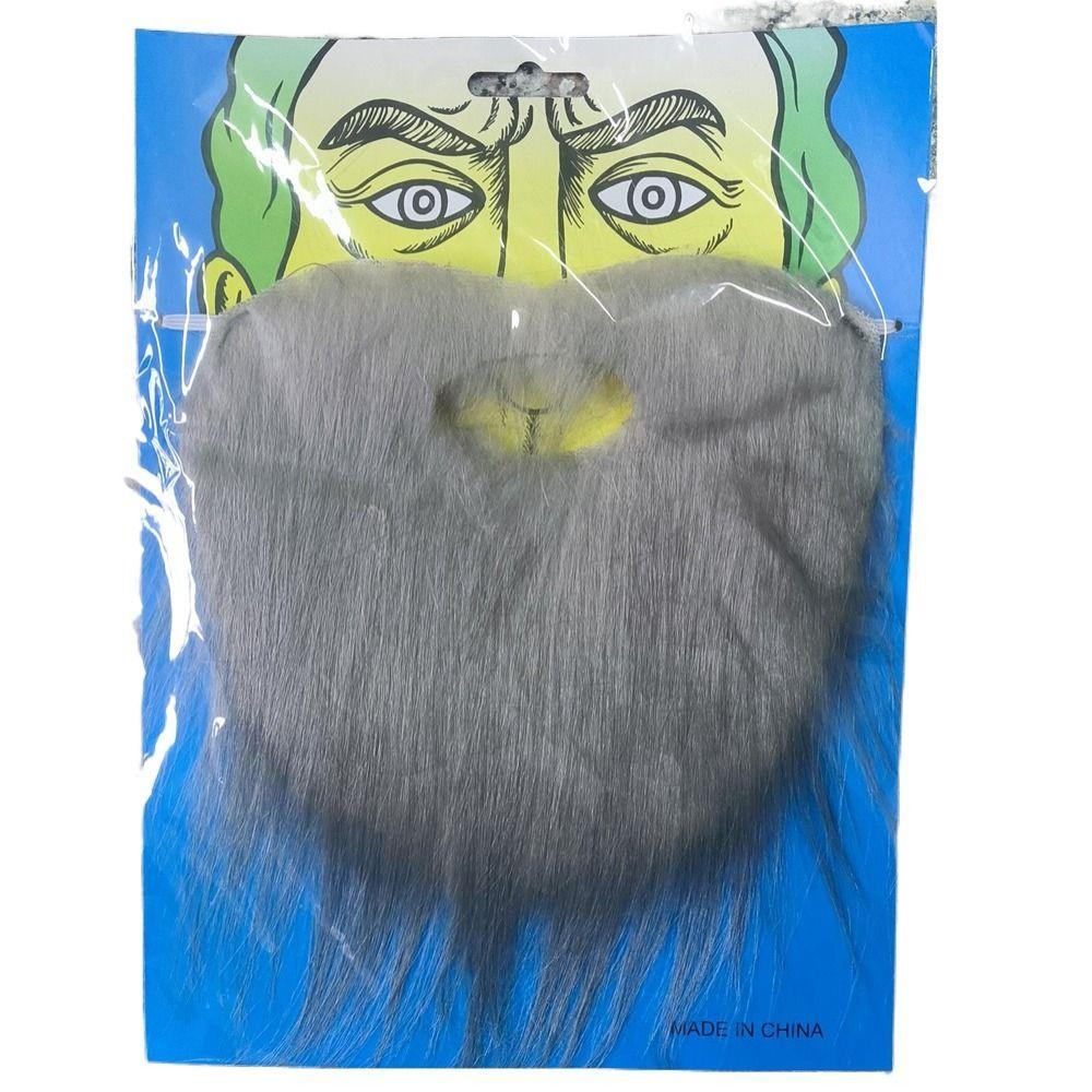 Afro Men's Fake Beard Wig Funny Halloween Cosplay Wig Fashion Wig Beard Makeup Party