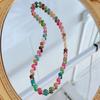 Elegant Colorful Natural Stone Handmade Beaded Necklace - Light Luxury Clavicle Chain
