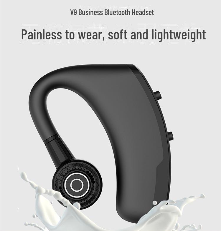 Беспроводная Bluetooth-гарнитура с креплением на ухо для бизнеса и универсального использования с мобильным телефоном
