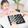 1 Set Mini Travel Chess Kit with Folding Chessboard 5-Inch Palm-size Portable Magnetic International Chess Kids Adults 2 Players Educational Chess