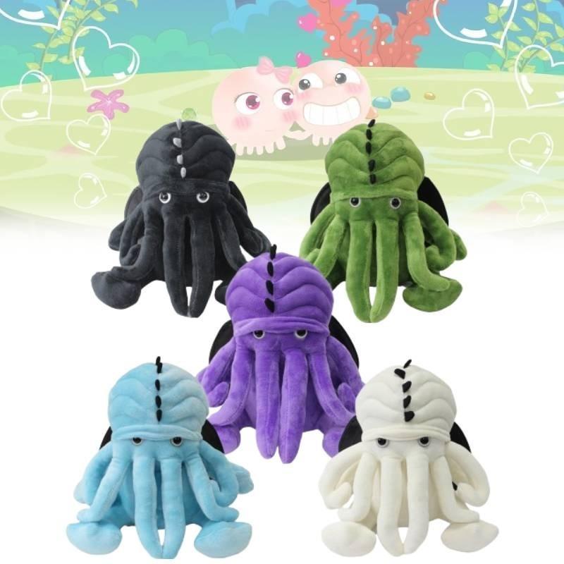 Plush Cthulhu Mythos Creature Series Soft Octopus Toy In Various Colors For Kids