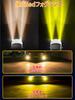 Briteye LED Fog Lamp, Compatible with H8/H11/H16, Yellow, Meets New Vehicle Inspection Standards, Explosion,