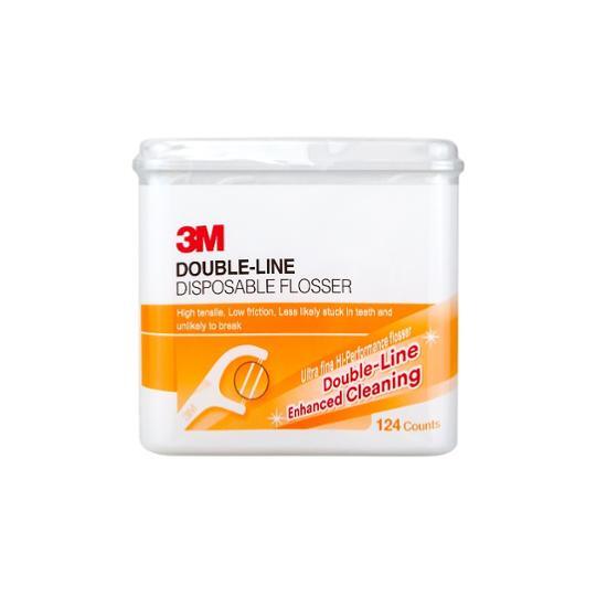3M Double Line Disposable Floss 124 Count