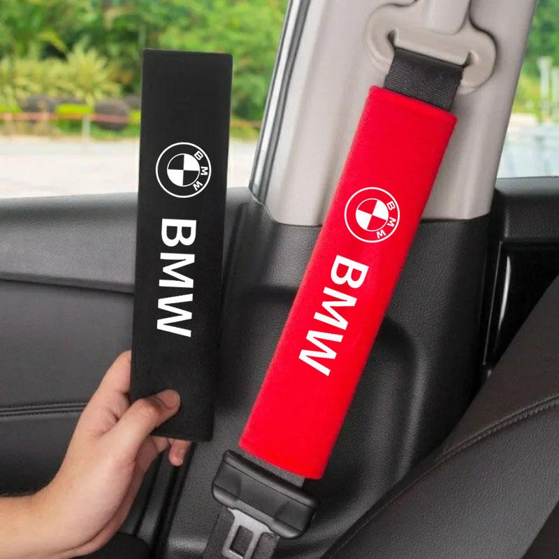 LBHBE1 2026 Car Sticker Car Headrest Cover Auto Seat Cover Head Neck Rest Pillow for BMW E36 E39 E46 E60 E90 E90 F10 F30 E93 G20 G21 X5