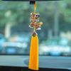 Lucky Lion Dance Car Pendant Chinese Style Lion Wake Keychain  Car Accessories