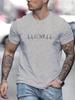 LOVE Heartbeat Funny Men Tshirt Hip Hop Casual Tops Summer Street T Shirt Oversized Cotton Short Sleeve