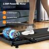FT51 2-in-1 Foldable Walking Pad Treadmill Under Desk LED Quiet Durable Electric Treadmill with Remote Control