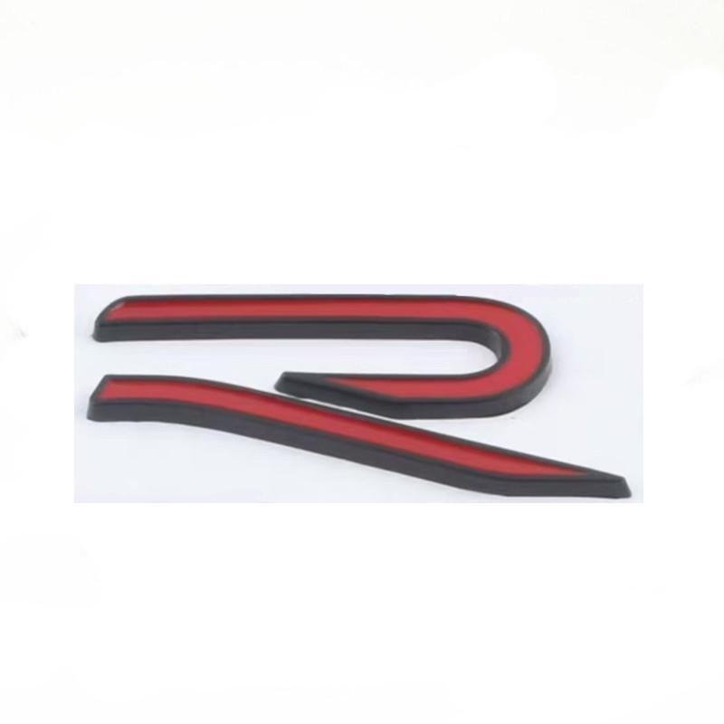 Автомобильная передняя решетка R логотип задний багажник наклейка эмблема значок наклейки для G/olf 5 6 7 8 R LINE B/eetle Pas/sat Ti/guan Je/tta