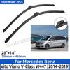 Для Mercedes Benz Vito Viano V-Class W447 2014- 28"+18" Передние щетки стеклоочистителя Стеклоочиститель Лобовое стекло Окно Резак Аксессуары