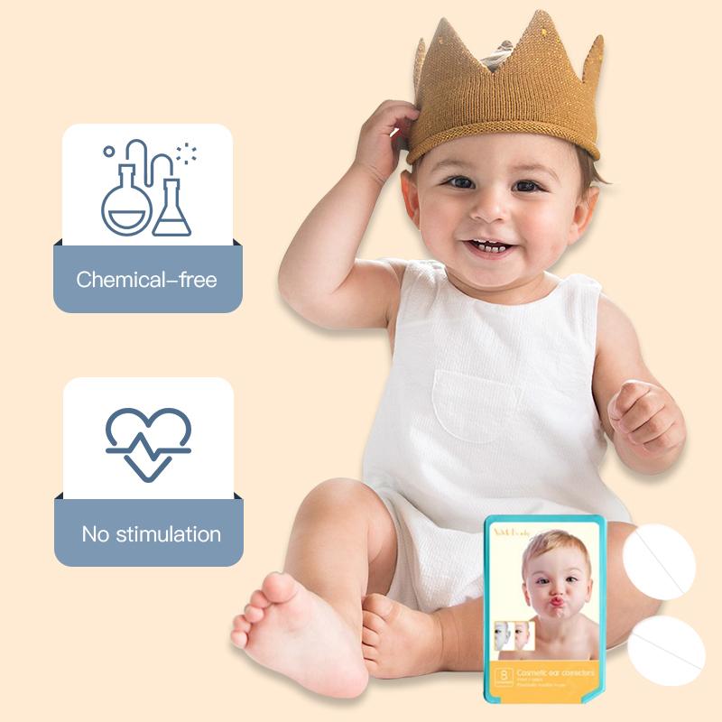 8Pcs Ear Corrector Tape Ear Corrector Fixer Cosmetic Ear Stickers Like Elf Ears Stretched Ears Ear Corrector Tool