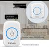 Wireless Long-Range Smart Doorbell with Remote Control, Compatible with EU, US, UK, and AU Plugs.