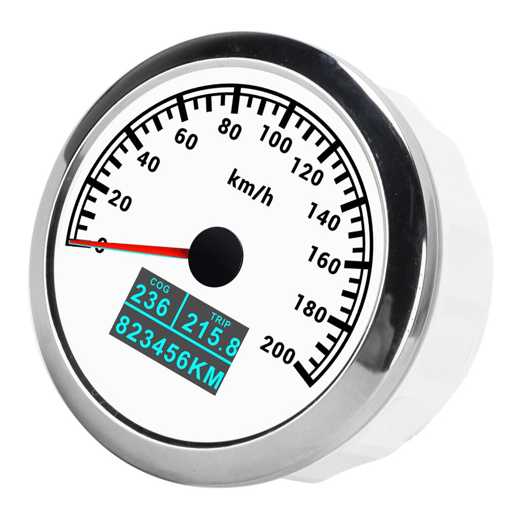 GPS Speedometer Pointer Tachometer 3in1 IP67 Waterproof COG Trip Single Mileage for Car Truck Boat 9‑32V DC