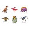 Self Adhesive Kids Teacher Reward Stickers Children's Cartoon Stickers Encourage Sticker Dinosaur