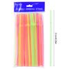 100-600PCS Colorful Drinking Straws Flexible Plastic Juice Cocktail Straw Wedding Birthday Party Christmas Home Decor Supplies