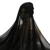 New Instant Chiffon Hijab With Underscarf Cap Muslim Inner Headband Women Cap Bonnet Long Shawl With Jersey Underscarf Headscarf