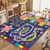 Детский коврик для ползания Бытовой Полный Грязеотталкивающий Моющийся Ковер из Кристального Бархата Детсадовский Ковер для Раннего Развития Детей