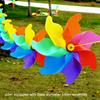 8/10pcs with Steel Wire Rope Hanging Windmill Plastic Windmill String Pinwheels  Yard and Garden