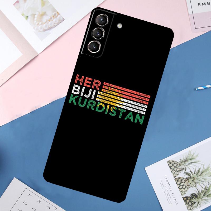 Kurdistan Flag Case For Samsung Galaxy S25 Ultra S24 S23 S22 S21 Ultra S9 S10 Plus S23 FE S25 FE Back Cover