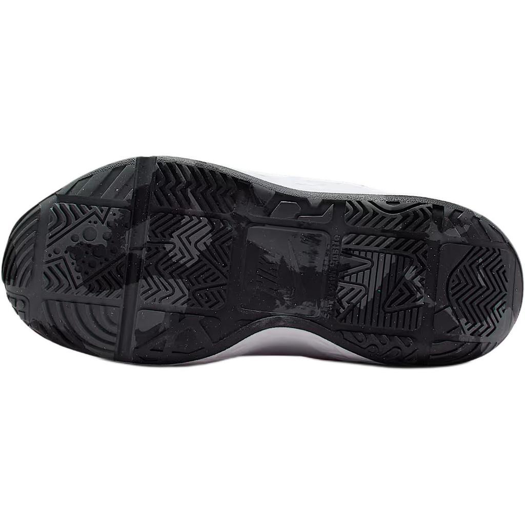 Nike Team Hustle D 12 Стильные Удобные Амортизирующие Низкие Детские Баскетбольные Кроссовки Детские кроссовки Белый Красный Синий IM3383111