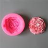 Peony Shape Silicone Fondant Moulds Flower Hand-Making Soap Candle Clay Moulds Cake Baking Decorating Tool Bakewares