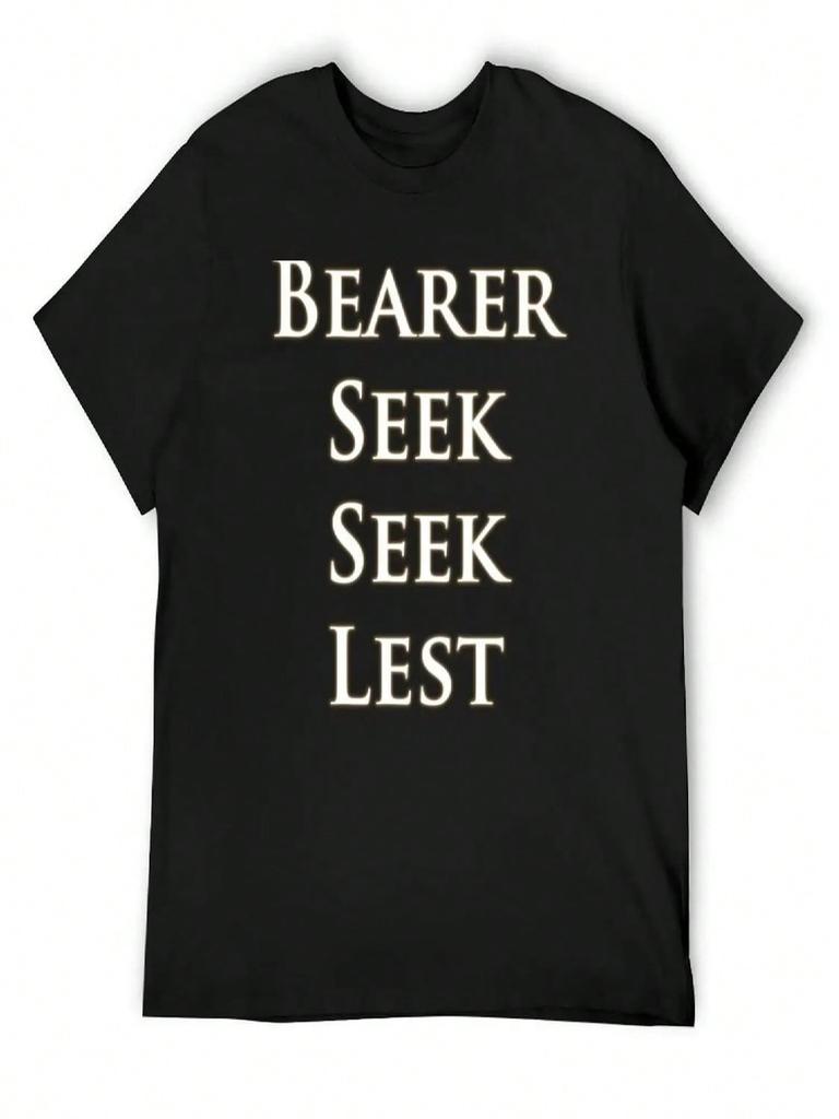 Bearer Seek Seek Lest T-Shirt Funny Costumes Plain Custom T-Shirts Anime T-Shirt unisexs Clothing