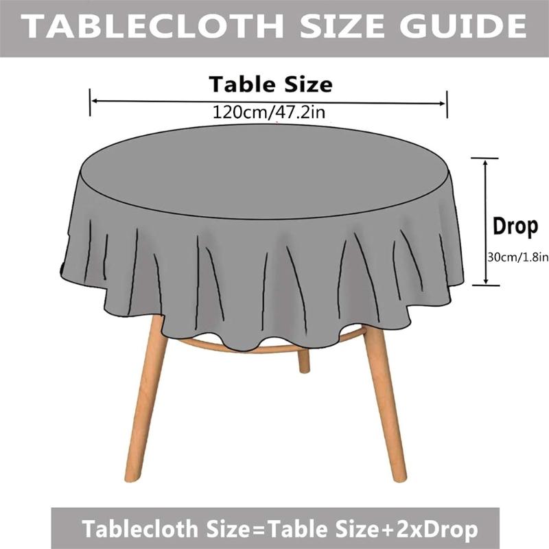 70inch Round Table White Lace Tablecloth Home Beautification Holiday Wedding Dining Table Decoration Mats