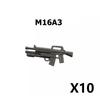 Военный Строительный Блок Набор Военные Принадлежности Waffen Аксессуар Солдат Полковник Шлем Оружие Винтовка M16 Waffen Коробка Боеприпасы Кирпич Игрушка