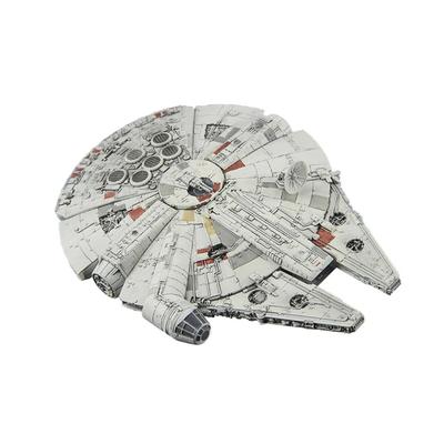 BANDAI SPIRITS Звёздные войны Модель транспортного средства 006 Тысячелетний сокол Пластиковая модель Упаковка Предварительно окрашенная (Новая версия)