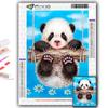 5D DIY Diamond Painting Cross Stitch Animal Panda Diamond Embroidery Mosaic Wall Art Home Decoration