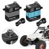 9KG Waterproof RC Digital Micro Servo with 25T Servo Arm Mini Servo for TRX-4 TRX-6 SCX10 III RC Crawler Car