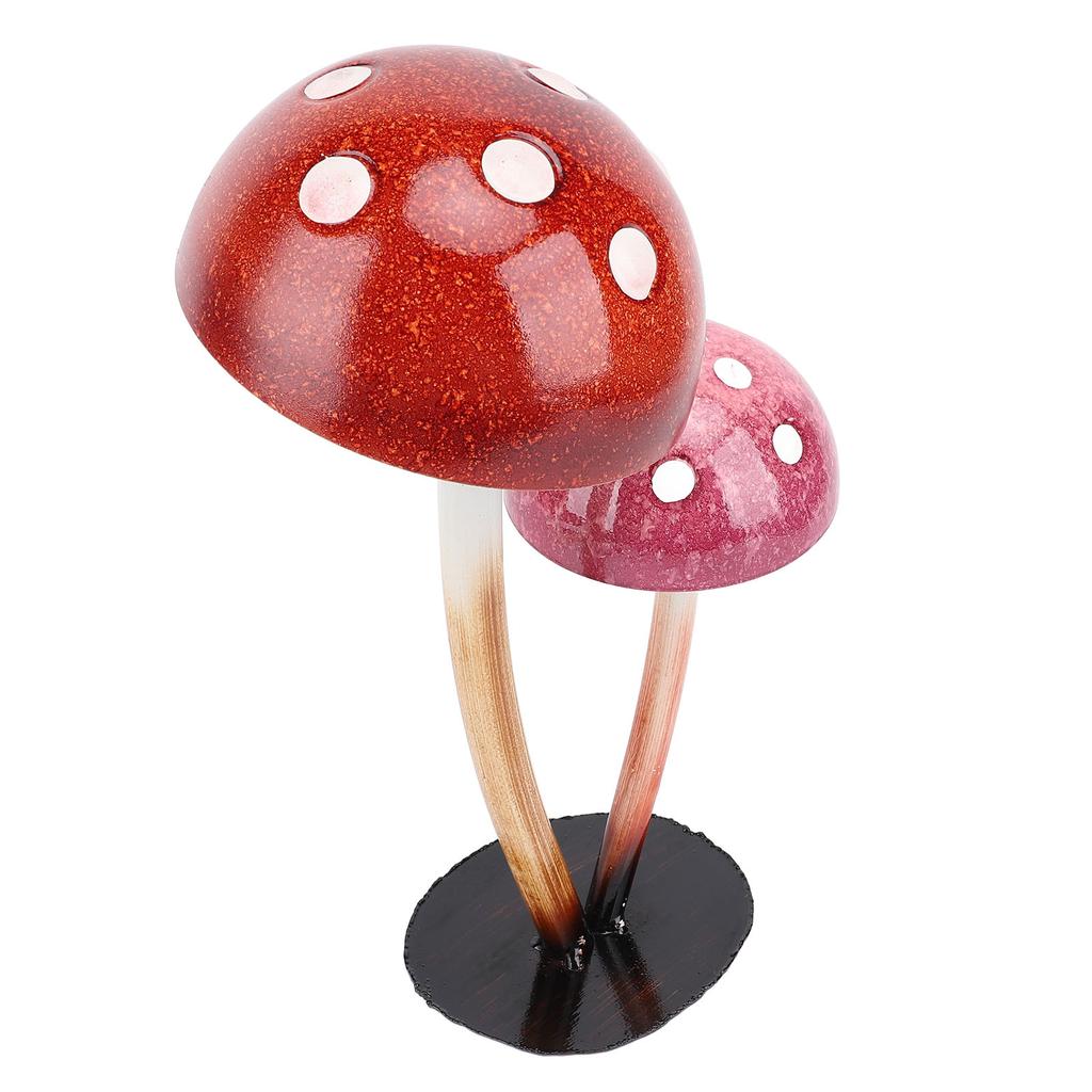 Mushroom Outdoor Decor Iron Multifunctional Mushroom Yard Decoration for Patio Lawn
