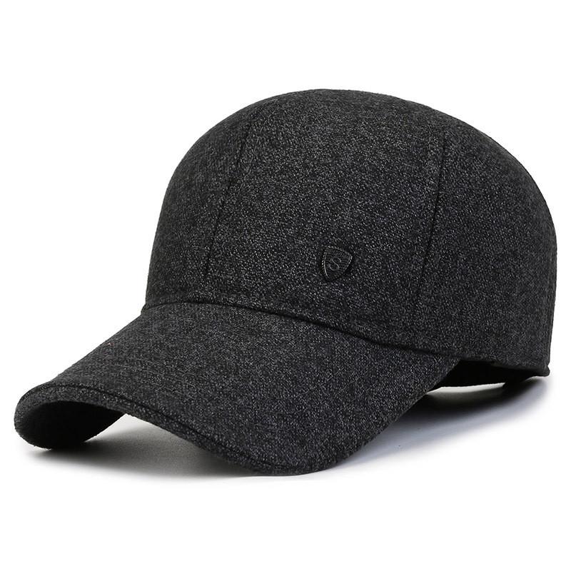 Classic Adjustable Winter Cap For Men With Ear Coverage And Breathable Fabric