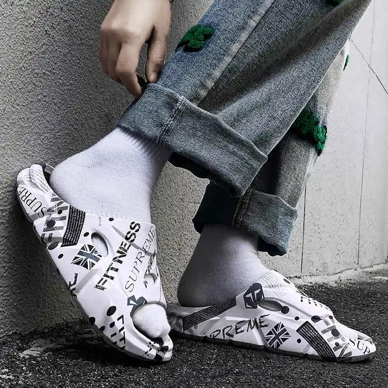 Модные кроссовки мужские пляжные кроссовки кроссовки сандалии 2025 увеличение роста шлепанцы мужские-мужские боты летние кроссовки для мужчин теннис