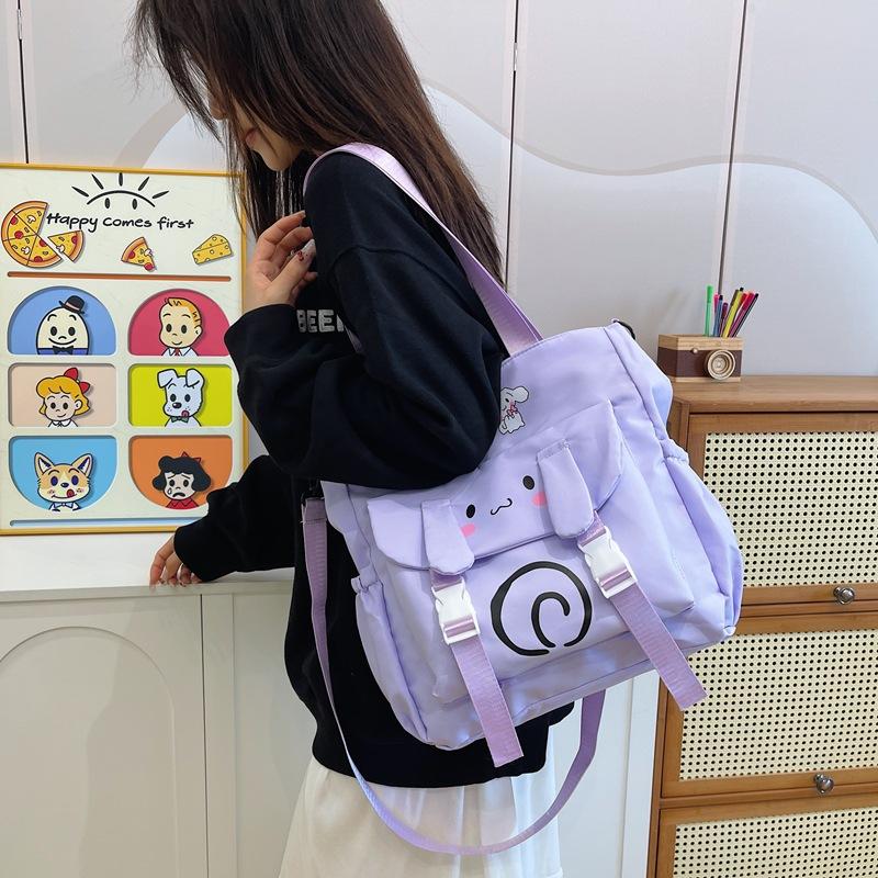 Студенческая сумка для канцелярских принадлежностей большой вместимости, портативная сумка для хранения, новая сумка, сумка через плечо, сумка-мессенджер.